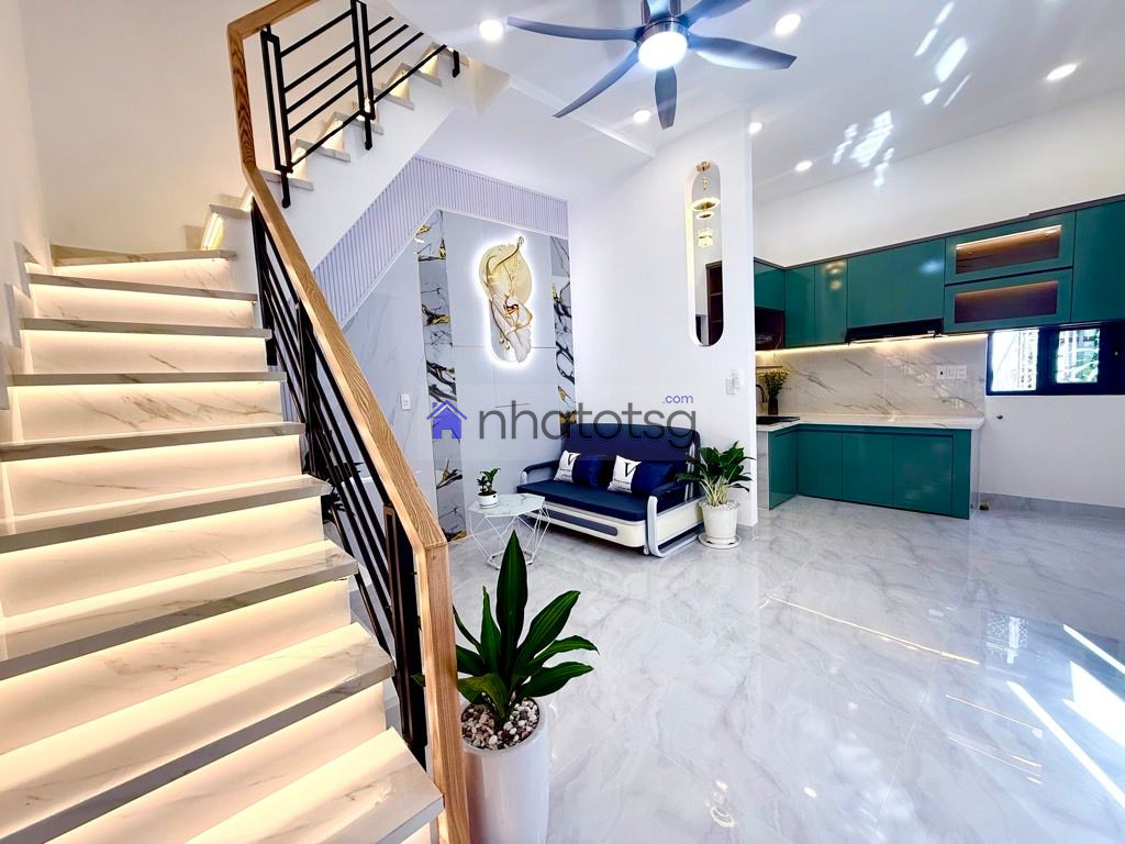 LÔ GÓC 2 MẶT THOÁNG - NHÀ 2 TẦNG FULL NỘI THẤT.