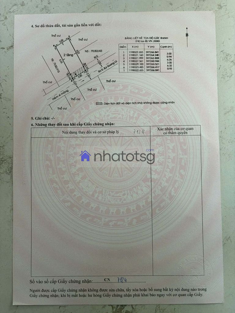 NHÀ ĐẸP MỚI KENG FULL NỘI THẤT - THÔNG PHAN HUY ÍCH - SỔ VUÔNG A4.