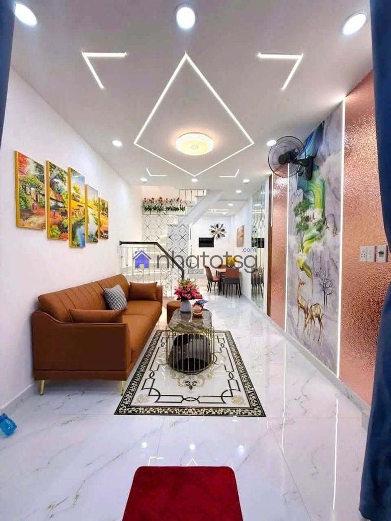 NHÀ ĐẸP MỚI KENG FULL NỘI THẤT - THÔNG PHAN HUY ÍCH - SỔ VUÔNG A4.